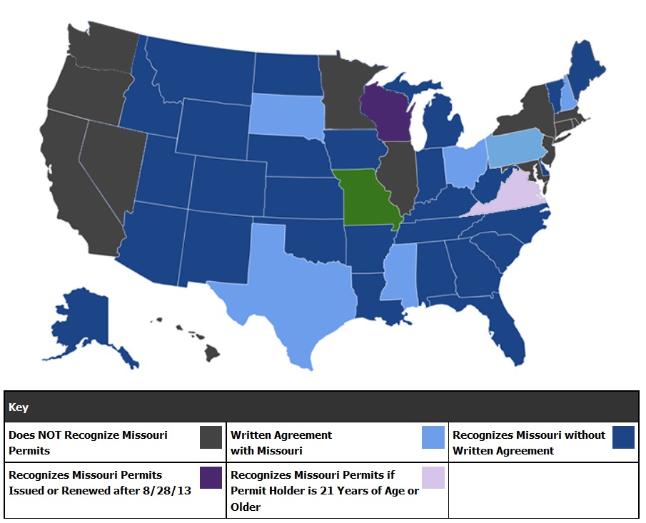 Veto override on Missouri gun bill extends access to concealed weapons